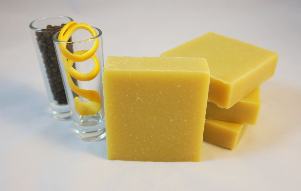 Handmade Soap Natural Essential Oils Orange Allspice